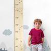 Nordic Wooden Kids Height Growth Chart Ruler Baby Children Height Gauge Room Decoration Wall Meter Measurement Stickers 60-200Cm