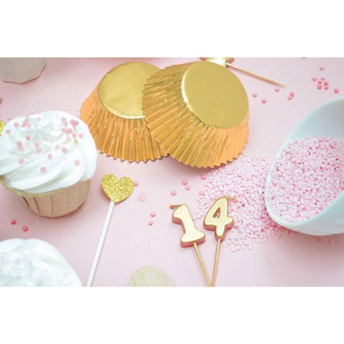 15 bougies d'anniversaire Étoiles dorées