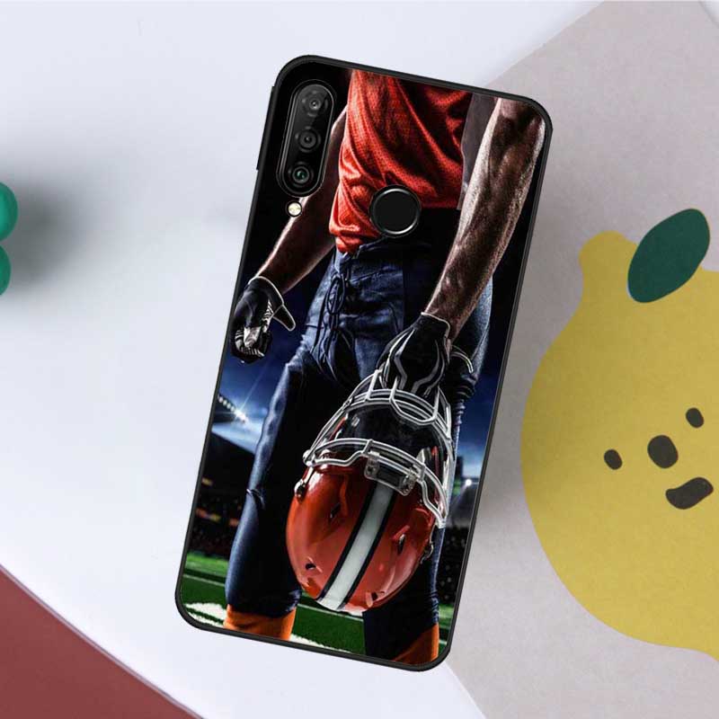 American Football Sport For Huawei Nova 7i 8i 11i 12i 12s Y73 Y70 Y90 Y60 Y72 Y61 Y91 9 10 SE P40 Lite P30 Pro Case