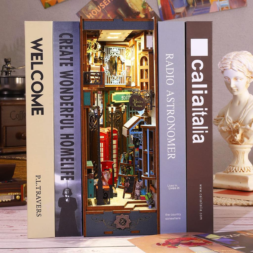 Spilay DIY Деревянный миниатюрный кукольный домик ручной работы набор мебели украшение интерьера новоселье креативная светодиодная музыкальная шкатулка 3D головоломка игрушки для любителей