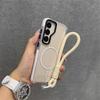 S25 ultra Anti Fall clear case Armor,for Samsumg galaxy S25 S24 Plus ultra Shock Proof case with Hand Strap
