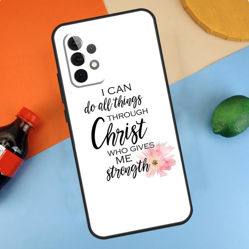 Библия Филиппийцам Иисус Христос Чехол Для Samsung Galaxy A13 A53 A16 A26 A36 A56 A12 A22 A32 A52 A06 A54 A34 A14 A15 A35 A55