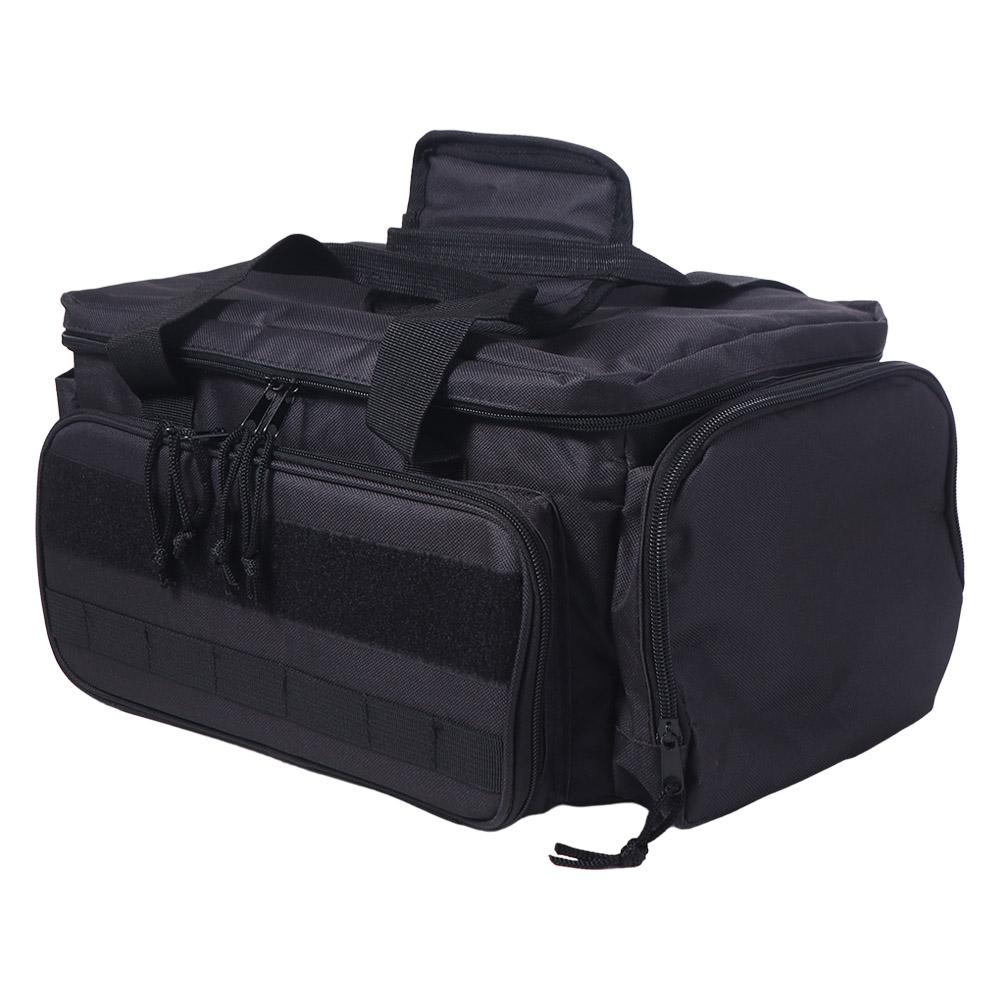 Thick Padded Base Tool Storage Bag Black Color Water Resistant Tool Bag Outdoor Activities
