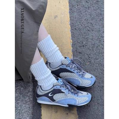 Ретро туфли-сетка для рыбалки женские 2025 новая летняя сетчатая дышащая спортивная и повседневная обувь на мягкой подошве кроссовки для тренировок Forrest Gump