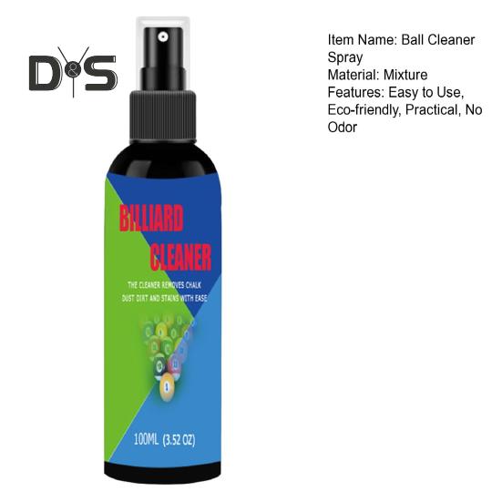 Чистящее средство для бильярдных шаров в виде спрея Компактный портативный простой в использовании Широкое применение Полировка бильярдных шаров в виде спрея Чистящее средство