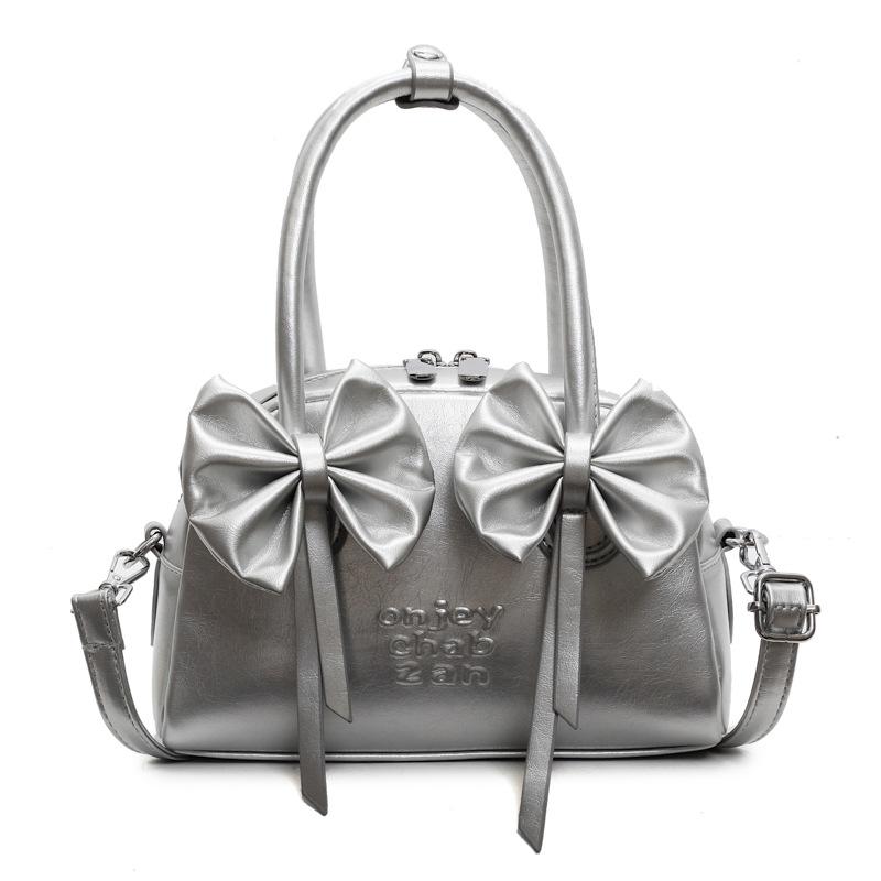 Bow Handbag Women'S High-End Temperament Shoulder Bag Foreign Style Versatile Messenger Bag