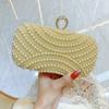 Pearl Dinner Bag Sparkling Diamond Buckle Dance Bag Formal Party Bag Chain Bag Wedding Bag