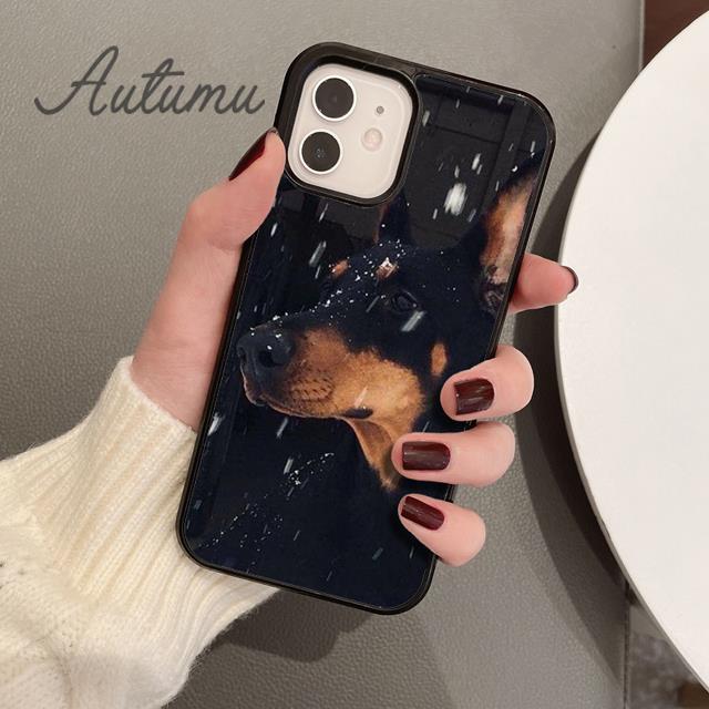 Doberman Pinscher Dog Phone Case for iPhone 11 12 13 14 Pro Max Mini X XR XS SE 2020 6 7 8 Plus Samsung Galaxy S21 S22 Shell