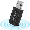1300mbps Wireless Network Adapter WiFi Dongle for PC/Desktop/Laptop WiFi USB 3.0 Dual Band 2.4GHz/5GHz Support Windows XP/7/8/8.1/10, Mac OS