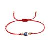 2025 Year of the Snake Lucky Red String Handmade Beaded Bracelet Set with Evil Eye for Couples