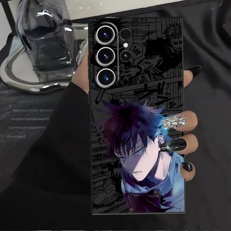 Аниме J-ujutsu Cool Kaisen Чехол для Samsung Galaxy S25 Ultra S24+ S25+ S9 S20 S21 S22 S24 Plus S23 FE Мягкая задняя крышка телефона