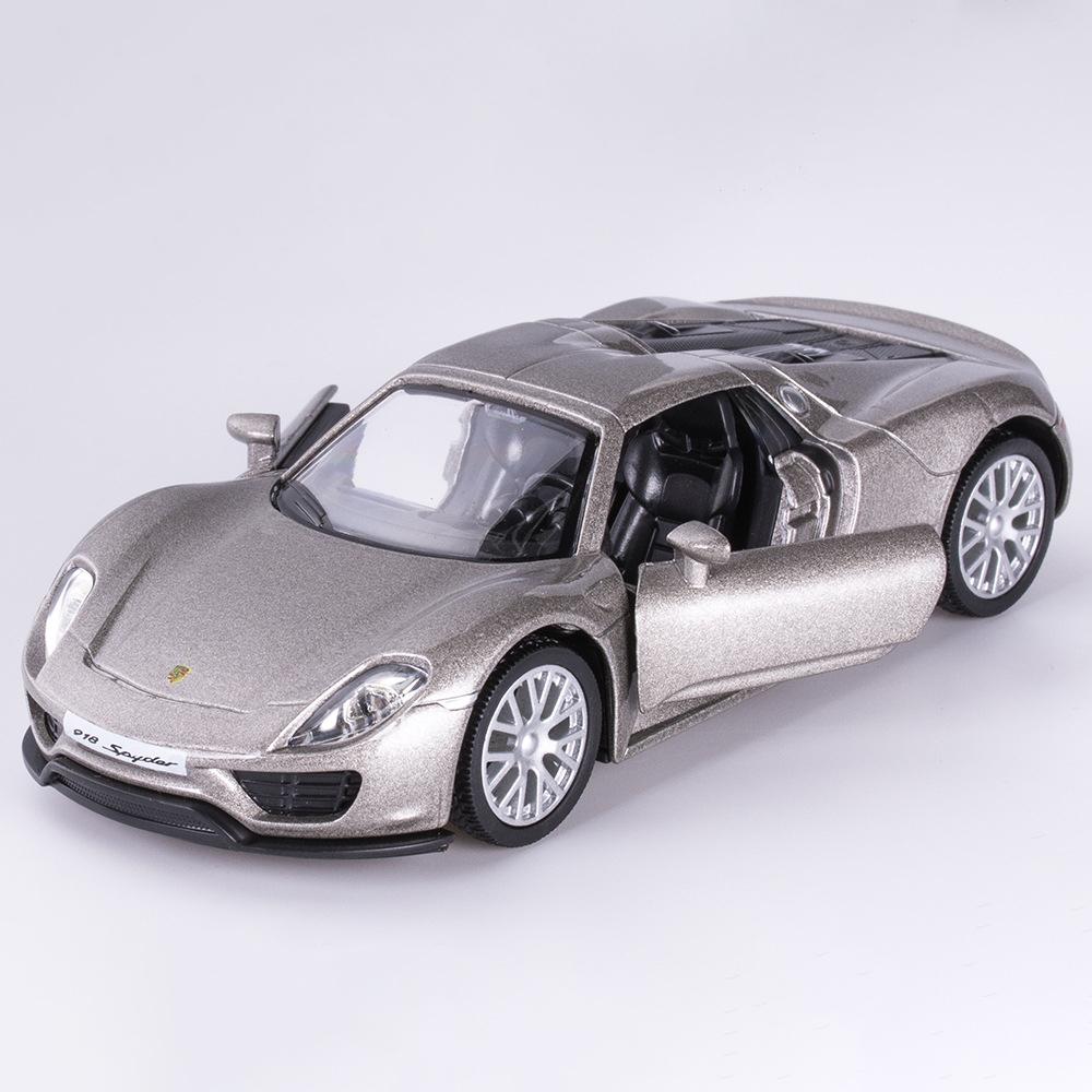 Масштаб 1/36, литая модель автомобиля 918, игрушечный автомобиль из цинкового сплава для детей, игрушечный автомобиль с откатным механизмом для малышей, подарок для мальчиков и девочек