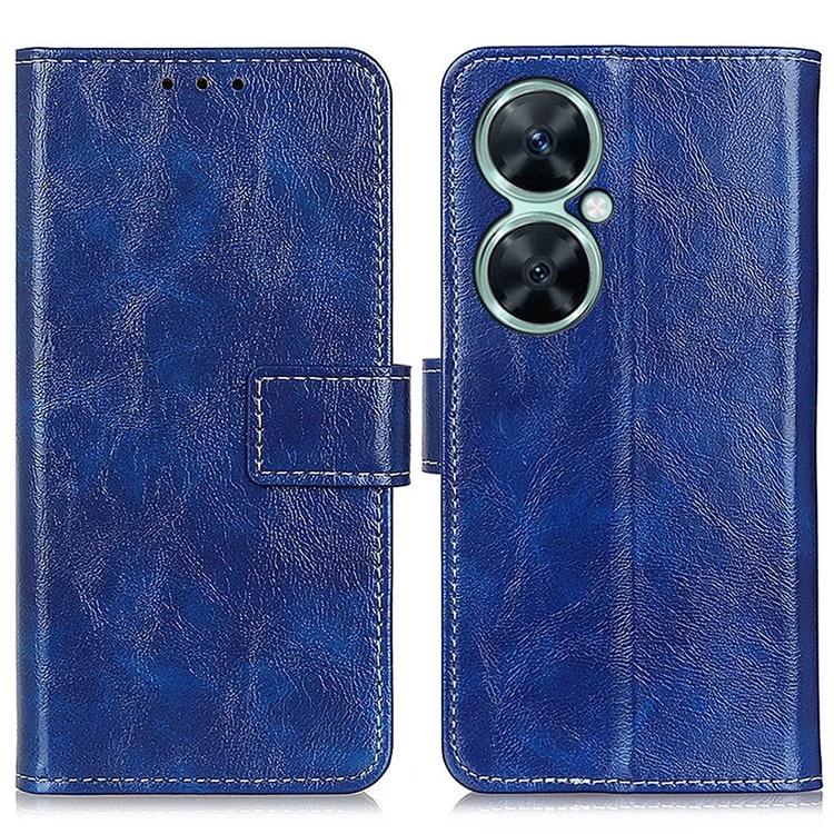 For Huawei Enjoy 60 Pro / nova 11i Wallet Stand Anti-Scratch Phone Case Retro Crazy Horse Texture PU Leather Phone Cover