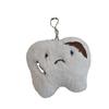 Cute Plush Tooth Keychain Pendant for Women