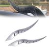 1 Pair Car Dragon Horn Decoration Personalized Vehicle Modifications 3D Horns Sticker Ornament for SUV Sedan Hatchback