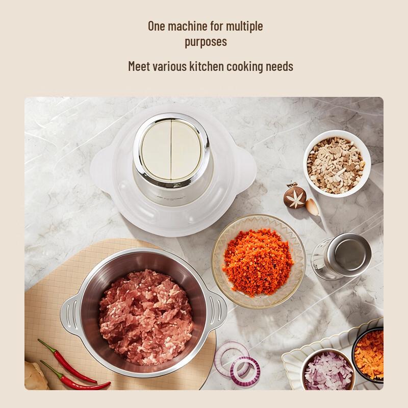 Peskoe Electric Meat Grinder Food Processor CN plug (adapter included)