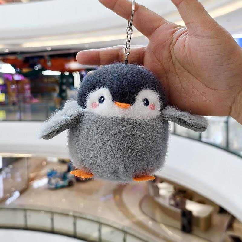 Плюшевый кулон-брелок в виде интернет-знаменитости Пингвина и Воробья
