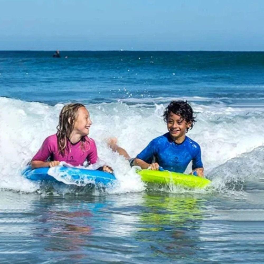 Printed Floating Surfboard Lightweight Surfing Body Board Floating Mat Inflatable Surfboard  Pool