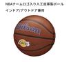 Wilson Basketball NBA TEAM ALLIANCE BSKT LOS ANGELES LAKERS 7 NBA Team Alliance Los Angeles WTB3100XBLAL Size 7 Diameter BROWN (Size ball, Lakers)
