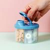 PP Infant Milk Powder Storage Box - Sealed Snack Dispenser for Travel, Spice Beige, BPA-Free, Durable Design