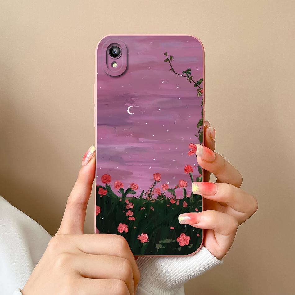 Для Vivo Y93 Y93S Y91C Y91i Y90 Y1S Чехол Модный Дизайн Защита Камеры Ударопрочная Задняя Крышка Мягкие Жидкий Силикон Чехлы для Телефона