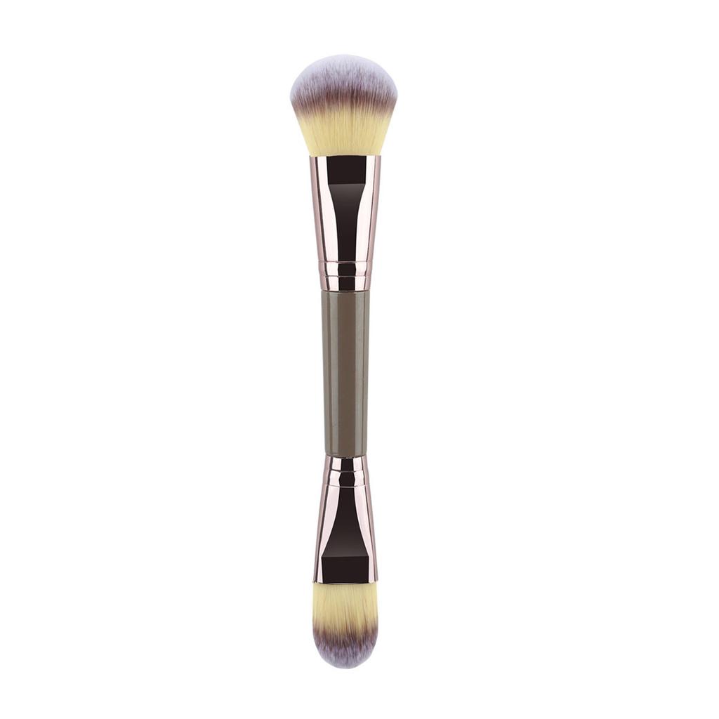 Single double head makeup brush, foundation brush, soft hair trimming brush, loose powder brush, flame brush, multi-functional beauty tool