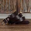 Belt Women's Genuine Cattlehide Leather Surface Simple Fashion Retro All-Match Trendy Pin Buckle Belt Women's