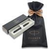 PARKER Sonnet Original Lacquer Black GT 3-in-1 Multifunction Pen, 2-Color Ballpoint (Red/Black) & Me
