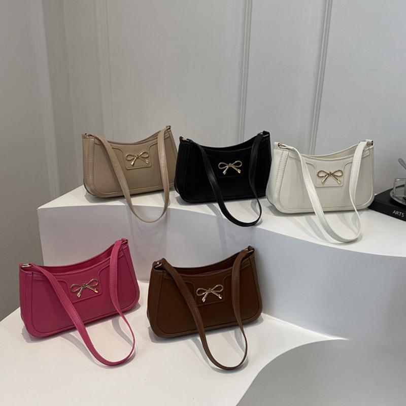 Small Square Bag New Shoulder Bag Diagonal Cross Bag Fashionable Women Bow Design Underarm Bags CLE