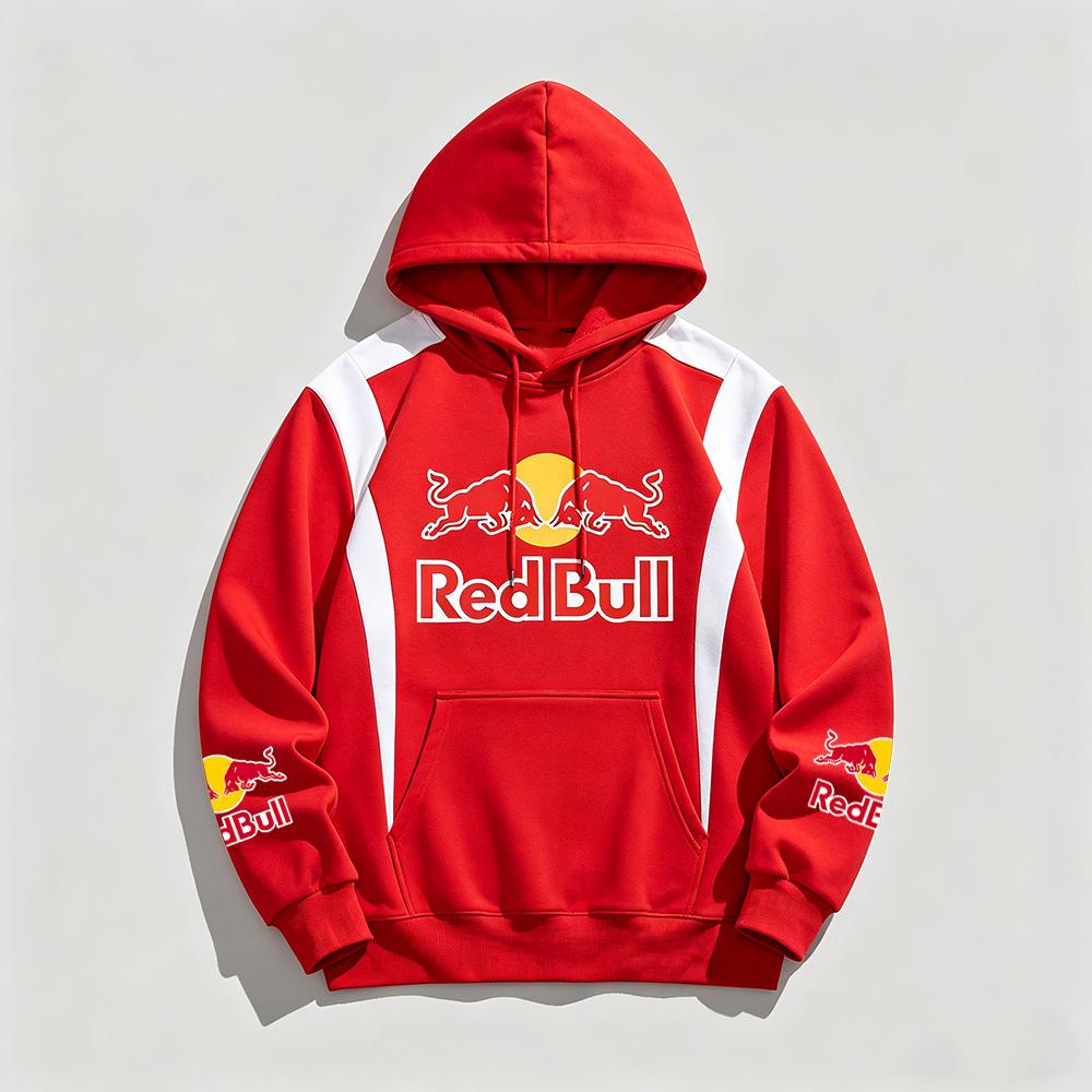 Мужская весенне-осенняя одежда для гонок Red Bull F1 и мотоциклистов, нишевый стиль Red Bull, новый стиль с принтом, длинный рукав