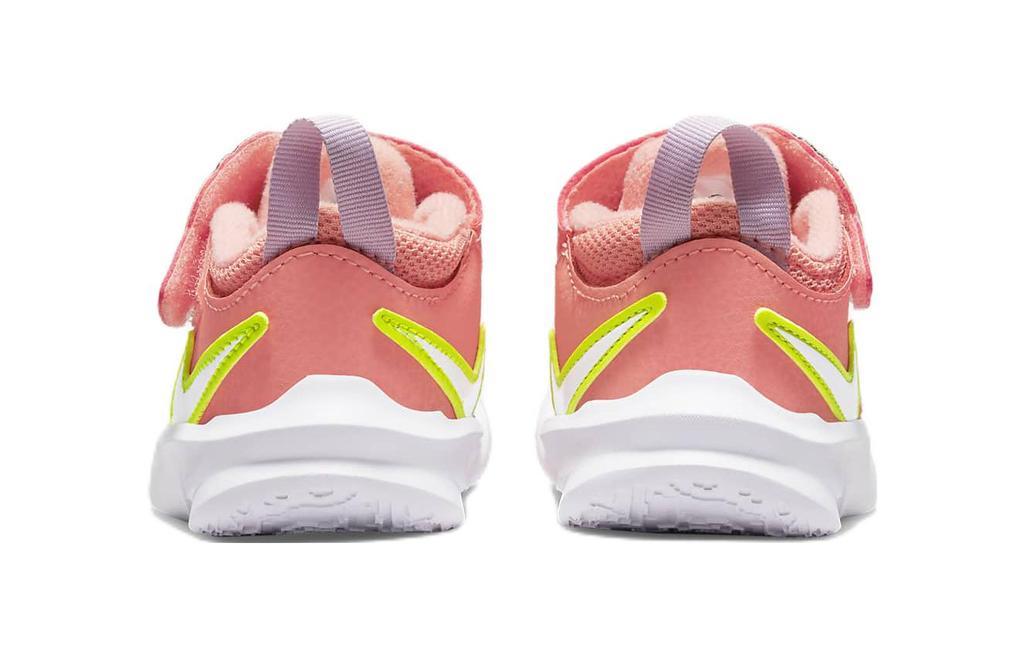 Nike Team Hustle D 10 Маленькие Амортизирующие Устойчивые к Истиранию Низкие Детские Кроссовки Бело-Оранжевые Для Малышей и Детей DM4325-600