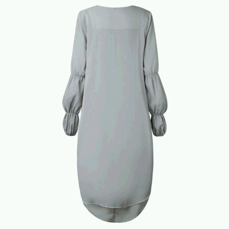 Женская блузка, рубашка, асимметричная рубашка, рубашка с длинным рукавом