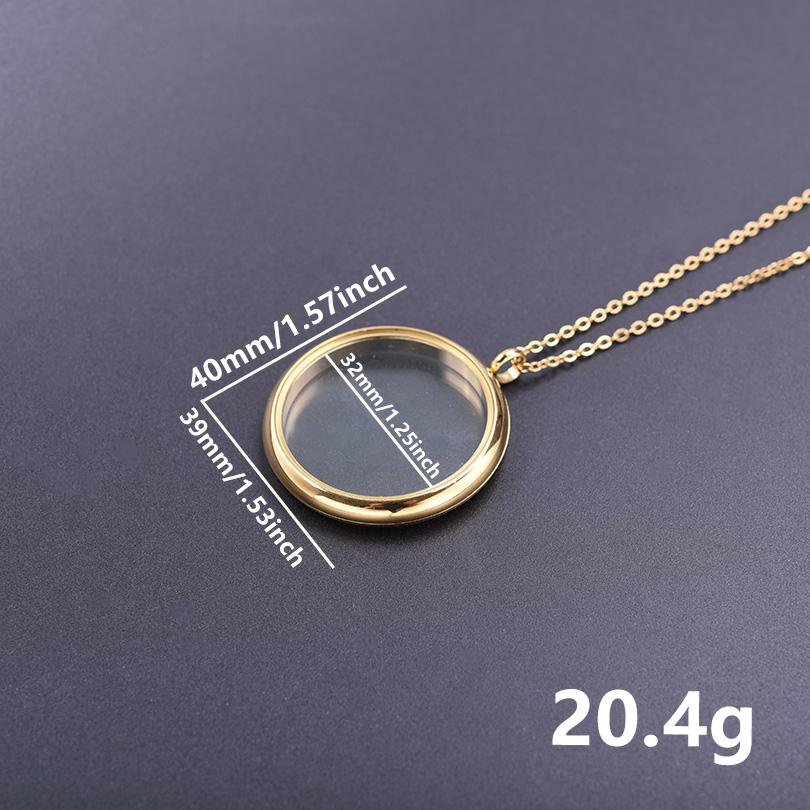 1 шт. Нержавеющая сталь Открывающийся Стеклянный Медальон Держатель для Монет Ожерелье Украшения Круглый Реликварий Фото Плавающий Медальон Подвеска Ожерелья