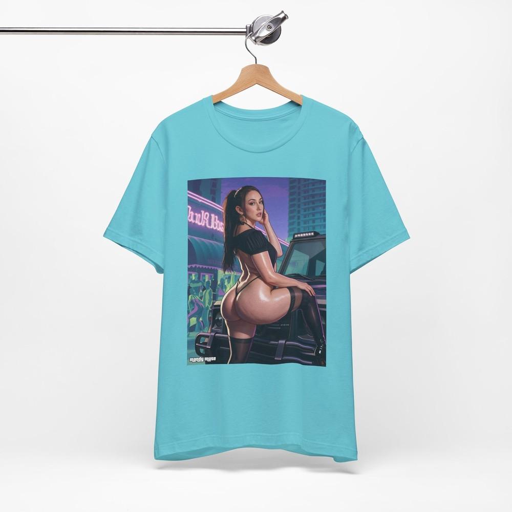Mandy Muse Bikini Pinup T-Shirt | GTA 6 Graphic Streetwear Print Tee