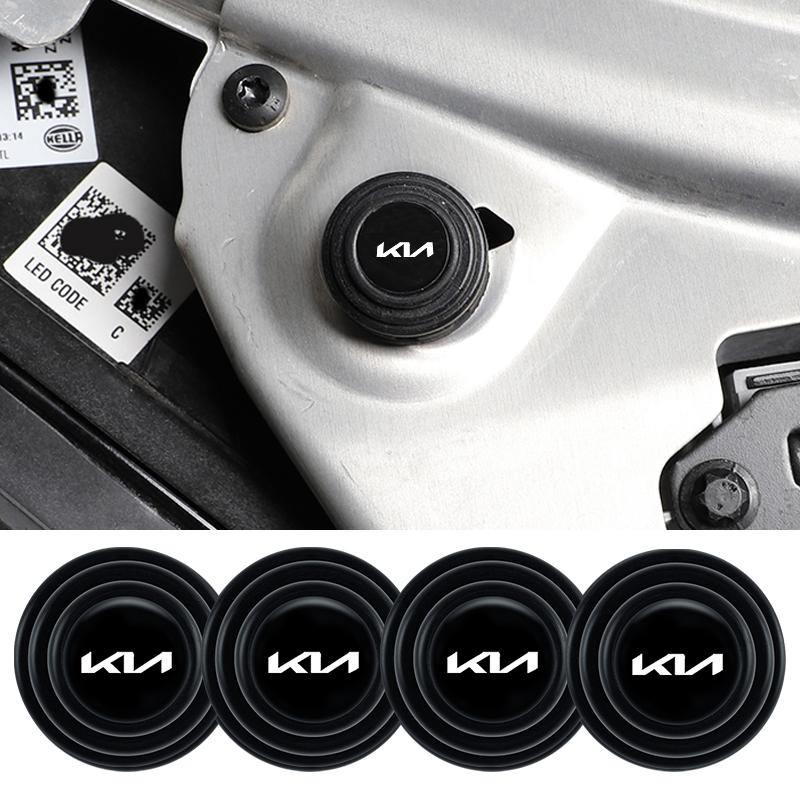 AABIW1 Car Door Anti-shock Pad Anti-noise Buffer Gasket Auto Interior For Kia Morning Picanto Rio Stonic Sportage Ceed Optima Forte 5 3