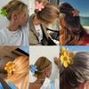 7pcs/set Ladies Multi-colored flower-shaped non-slip hair claw with various hair sizes and lengths using Bohemian style