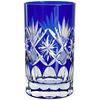 Tajima Glass Tajima Glass Star Kiriko Tumbler Lazuli