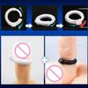 1PC Male Chastity Device Adjustable Cock Ring Bondage Penis Rings Male Extension Train Delay Ejaculation Sex Toys For Men