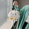 Плюшевая сумка большой вместимости, плюшевая сумка в форме кошки, милая сумка в стиле лолита, милая ручная сумка через плечо, Леди CLE