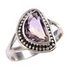 Натуральный аметрин драгоценный камень ручная работа 925 чистое серебро ювелирное кольцо размер 8 A4S90