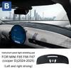 Коврик на приборную панель для BMW Mini Cooper S F65 F66 F67 2024 2025 Анти-УФ Центральная консоль Премиум Фланелевый коврик Защитная накладка Козырек от солнца