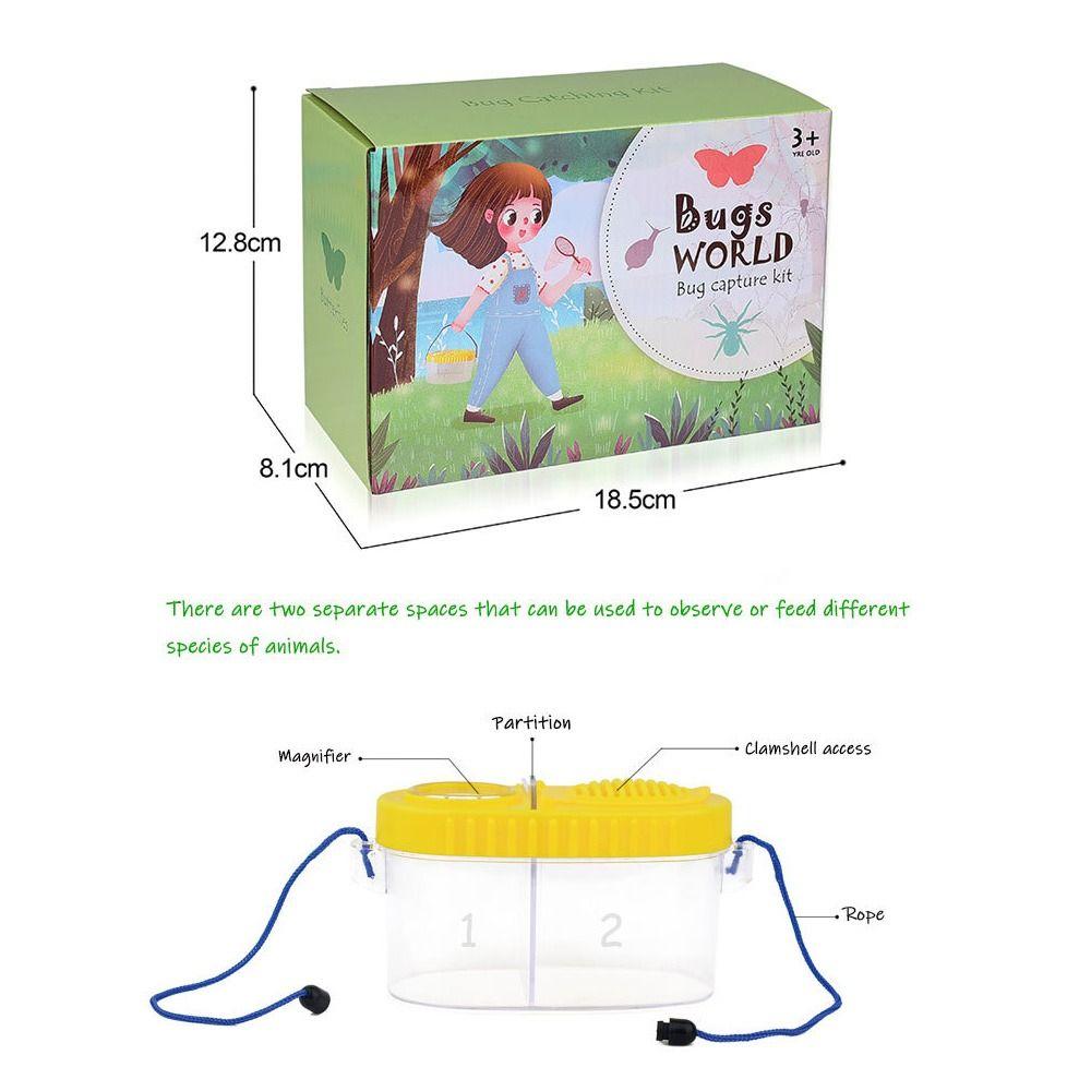 6PCS/Set Plastic Outdoor Nature Exploration Tool Insect Viewer Insect Experimental Toys Gift