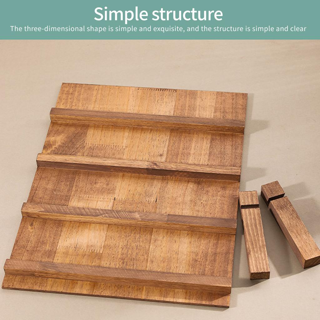 Стильная деревянная подставка для серег, держатель для ювелирных изделий, деревянный органайзер для ювелирных изделий для дома, офиса и розничного магазина