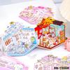 3D Миниатюрные Ландшафтные Наклейки: Креативная DIY Сцена Коттеджа