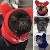 Pet Hat Winter Warm Dog Ear Warmer Adjustable Drawstring Windproof Comfortable Pet Headgear Pet Supplies