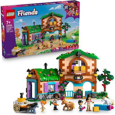 Конструктор LEGO Friends Ферма с пони для детей от 7 до 9 лет с фигурками животных и игровыми аксессуарами