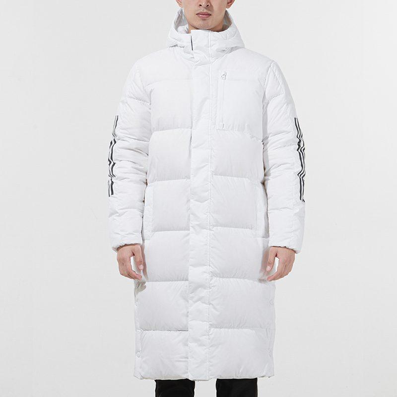 adidas Мужские пуховики Белые С капюшоном Умеренные Другие HC2634