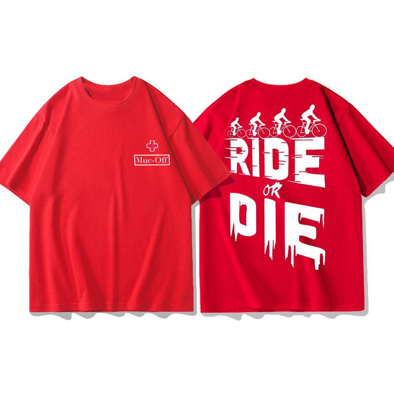 Ride Or Die Downhill Outdoor Cycling Suit Shortsleeved Tshirt For Men And Women Made Of Pure Cotton Halfsleeved Design