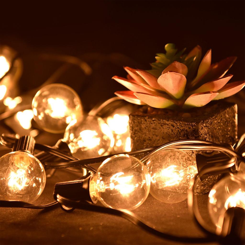 G40 Light Bulbs Replacement G40 Tungsten Bulb Lamp 7W 220-240V Clear Globe Bulb E12 Base Light