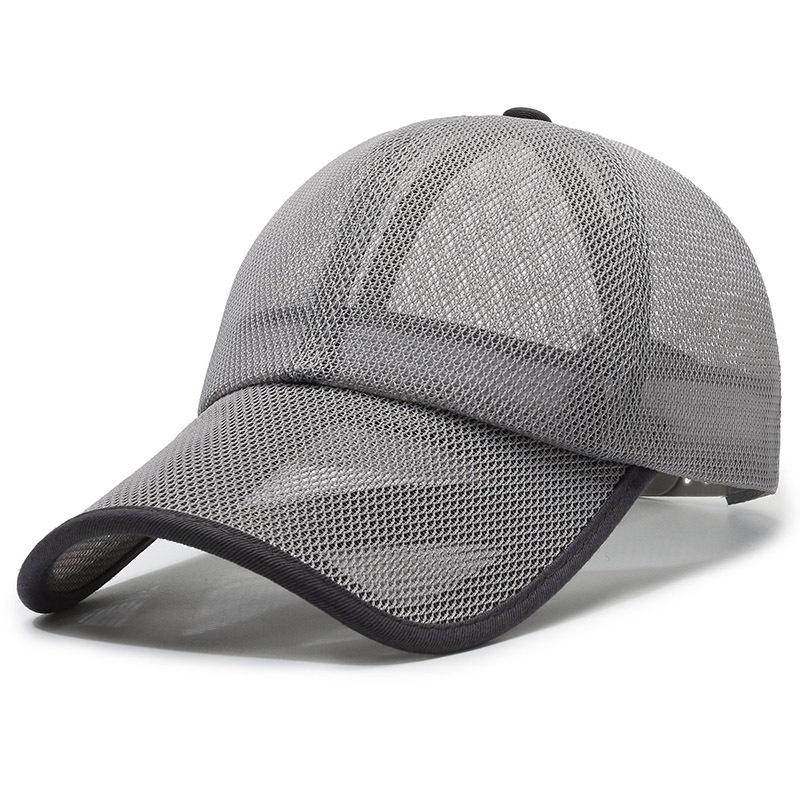 Summer Mesh Fashion Design Mesh Baseball Caps Sports Hats Mens Womens Travel and Trip Sunshade Hat Available Peaked Cap